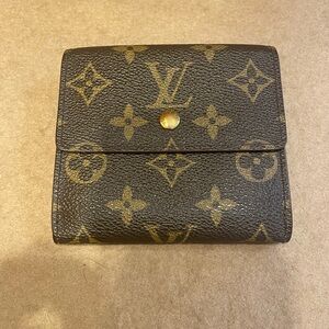 Louis Vuitton Brown and Gold Monogram Wallet